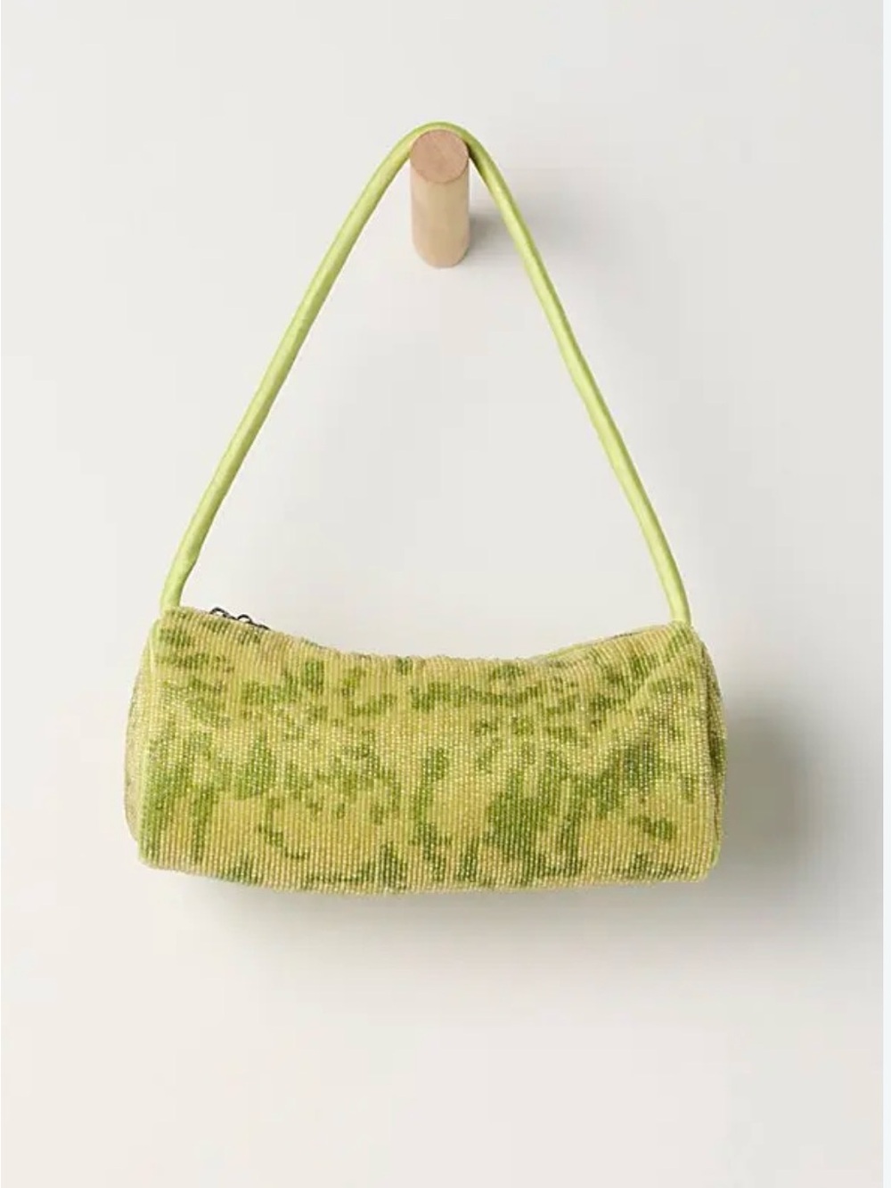 NWT  Free People Bailey Beaded Barrel Bag